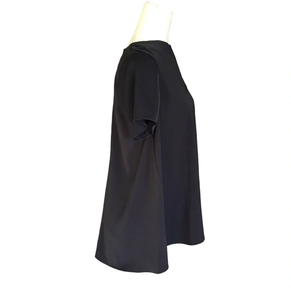 Gretchen Scott Black Short Sleeve Swing Top - S - Picture 5 of 10